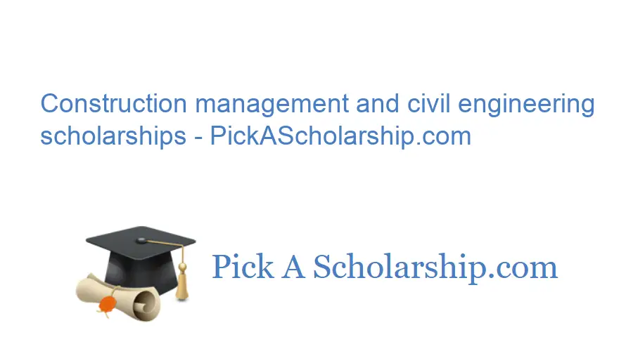 construction management phd scholarships