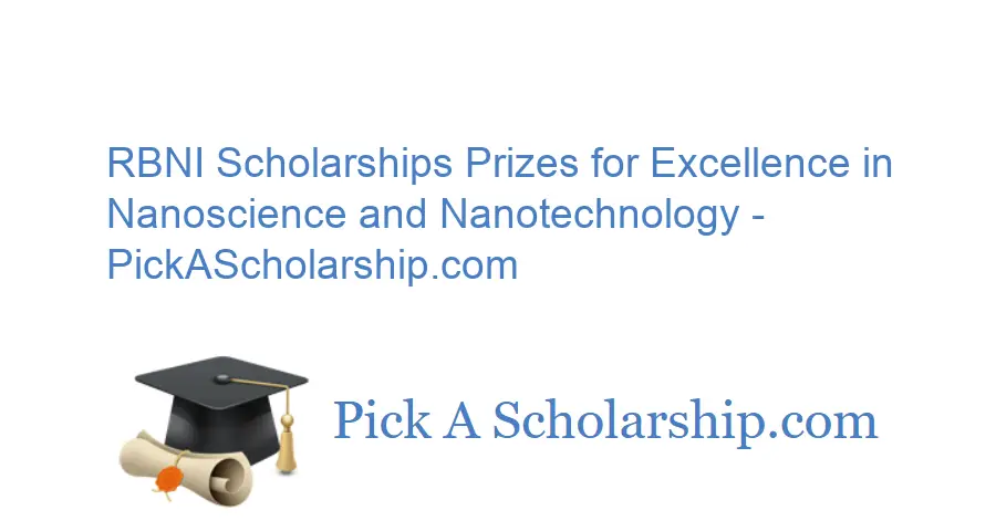 phd scholarships nanotechnology