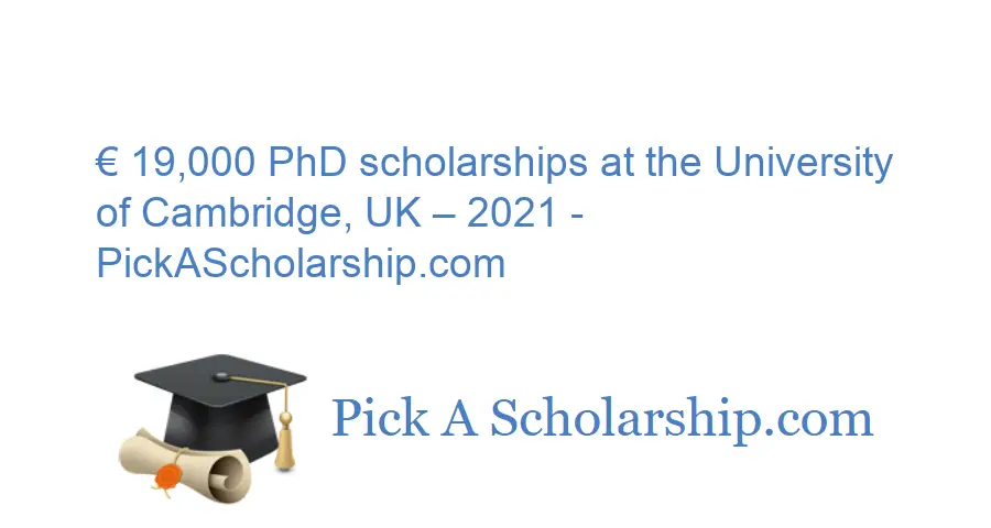 phd scholarships uk 2021