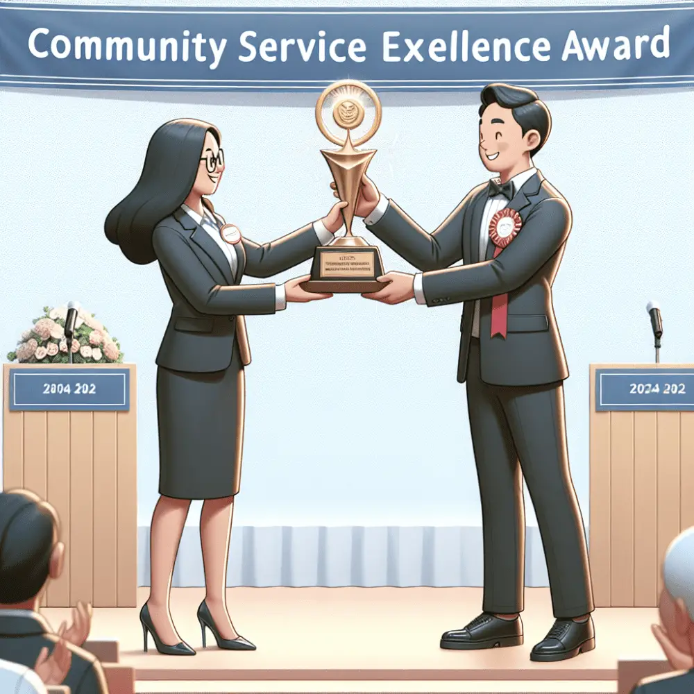 8,000 Community Service Excellence Award in South Africa, 2024