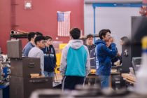 Students in a classroom