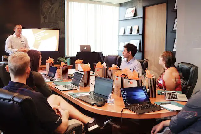 Unsplash - people holding meeting in an office setting