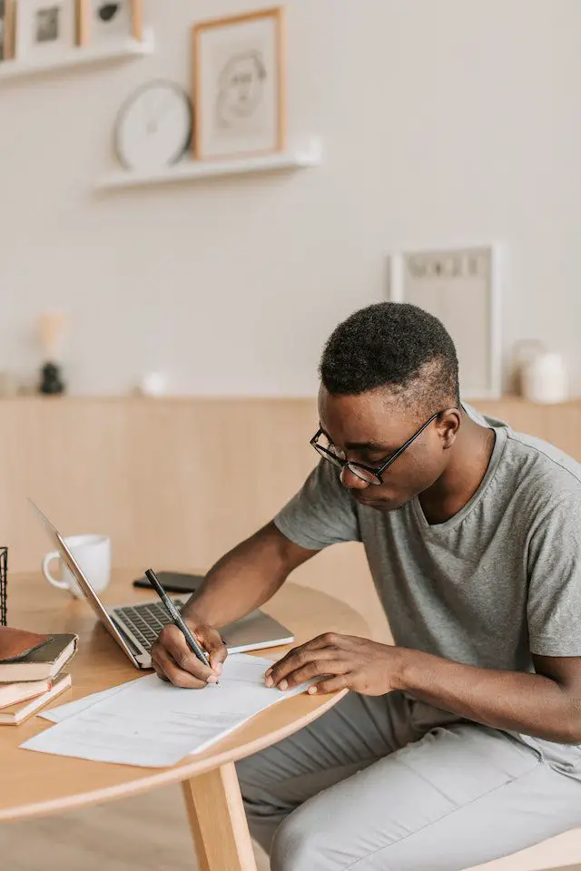 Pexels- Man Studying an application