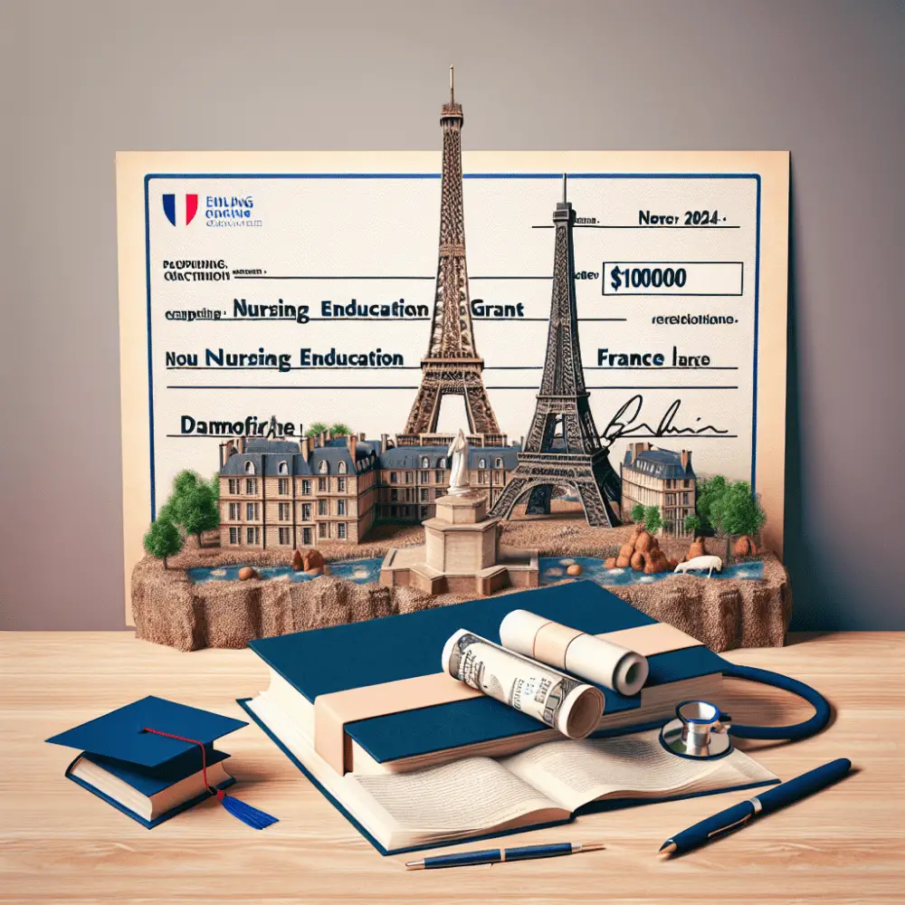 $10000 Nursing Education Grant France 2024