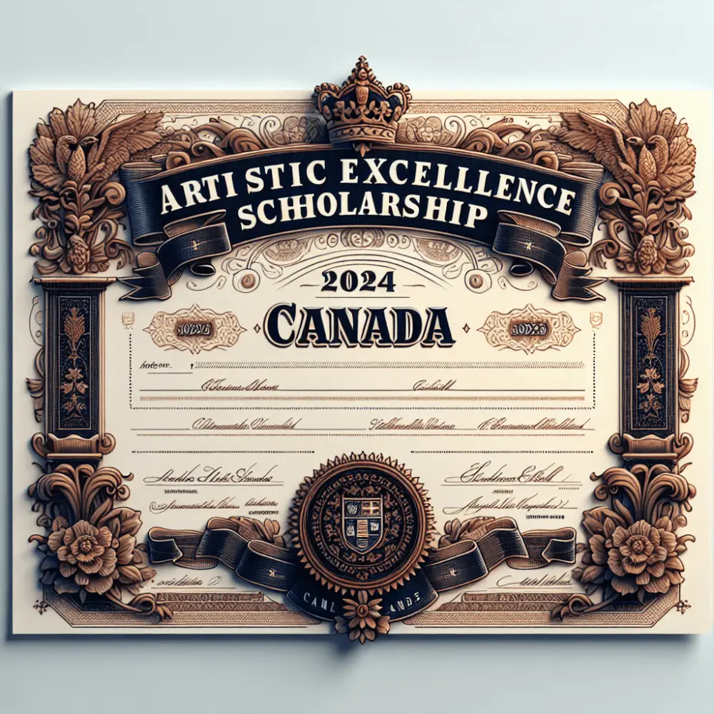 $1500 Artistic Excellence Scholarship, Canada 2024