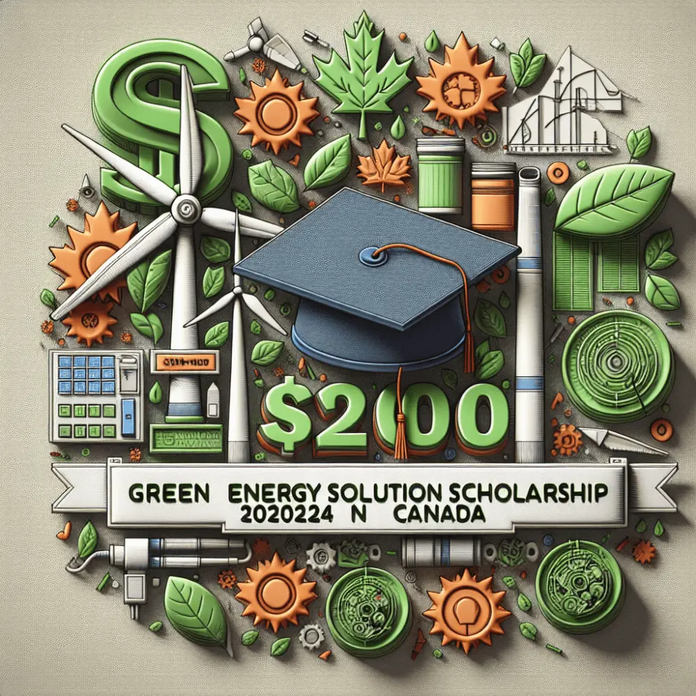 $2000 Green Energy Solutions Scholarship, Canada 2024