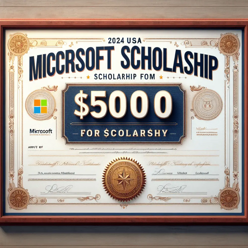 2024 USA Microsoft Scholarship for STEM, $5000