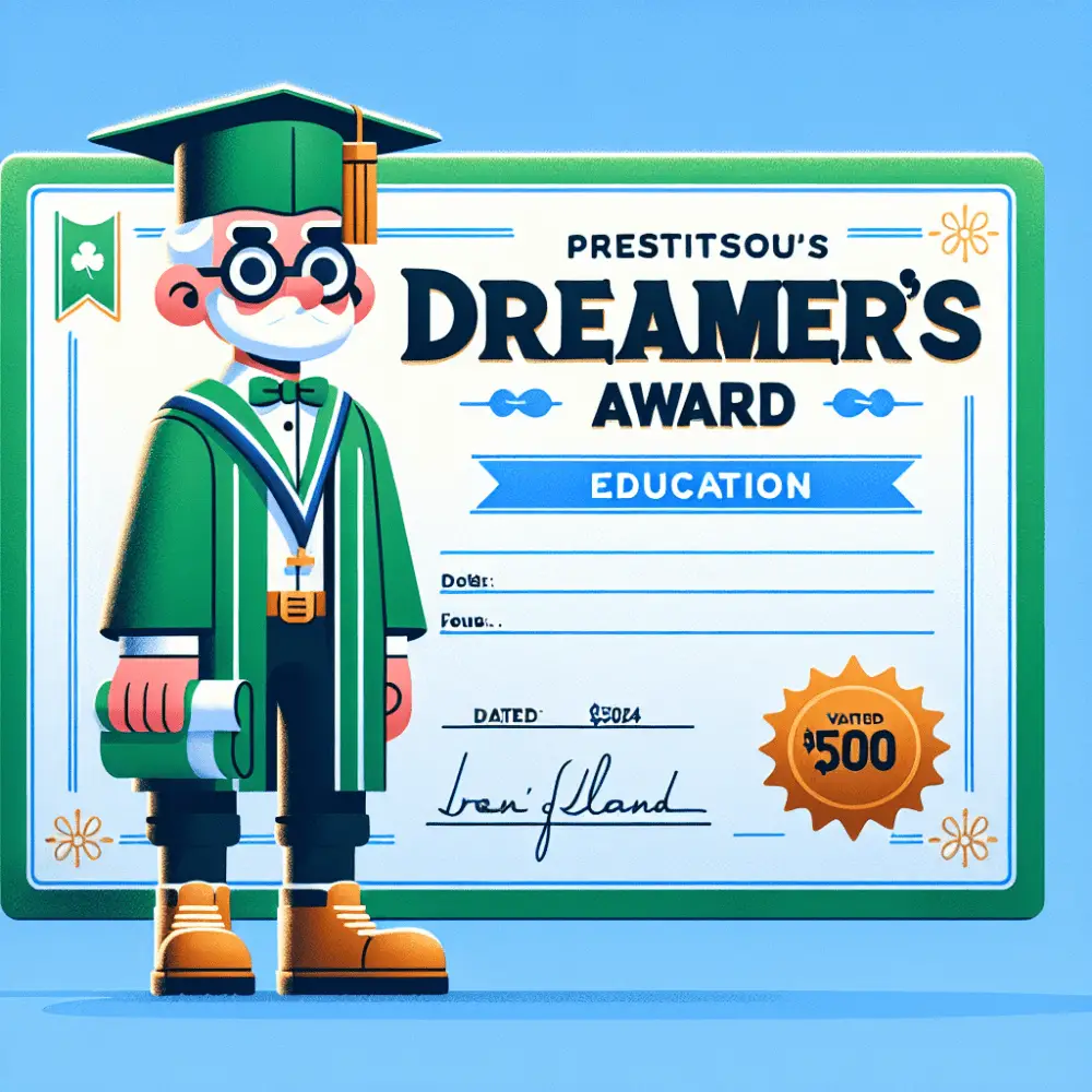 $500 Education Dreamer's Award Ireland, 2024