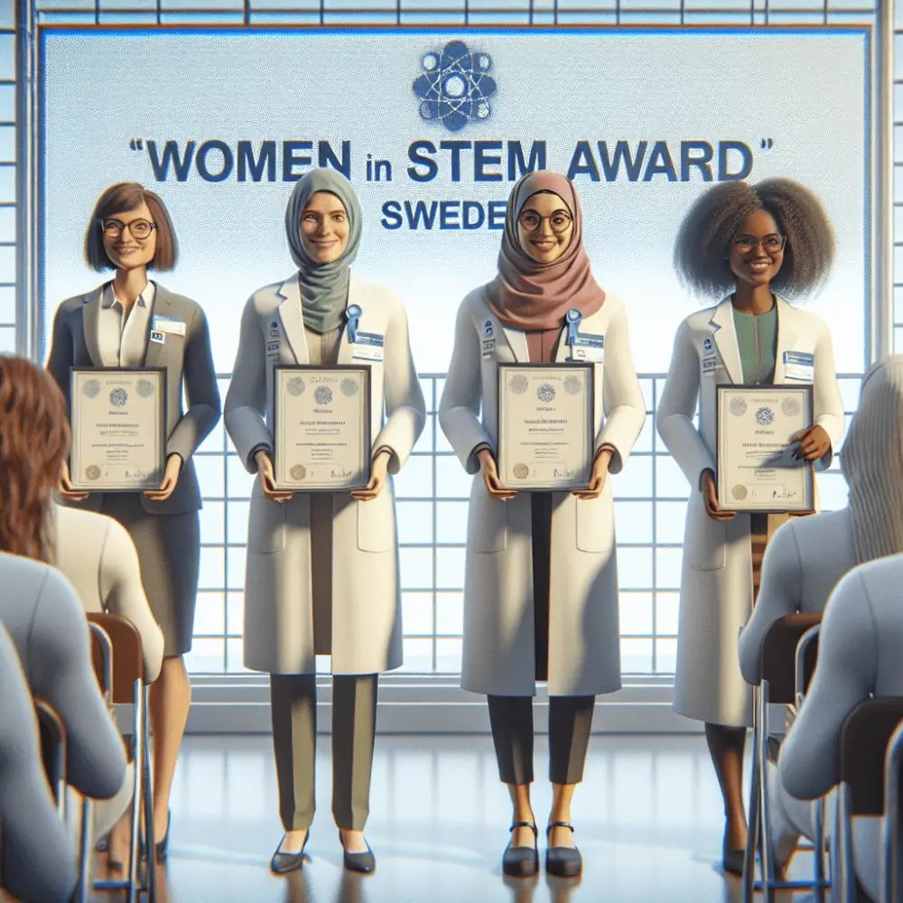 $600 Women in STEM Award Sweden 2024