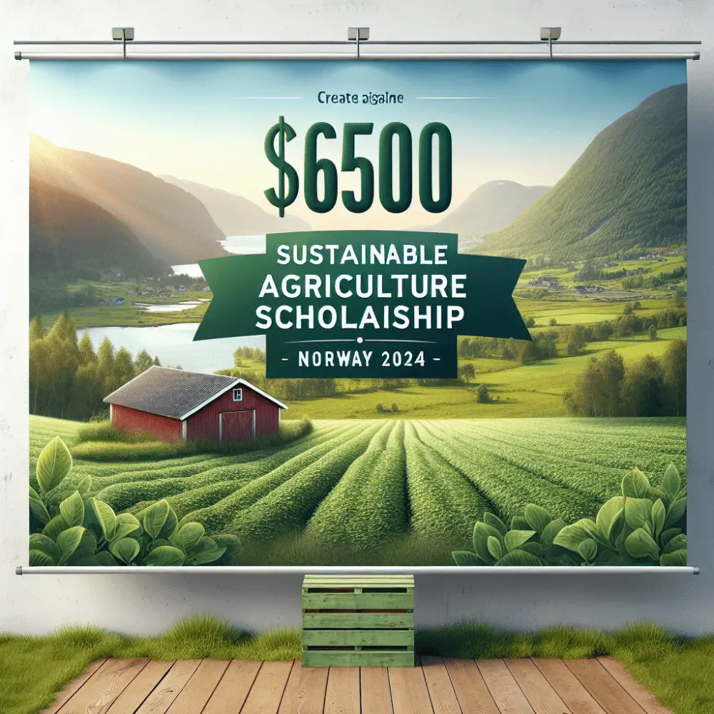 $6500 Sustainable Agriculture Scholarship, Norway 2024