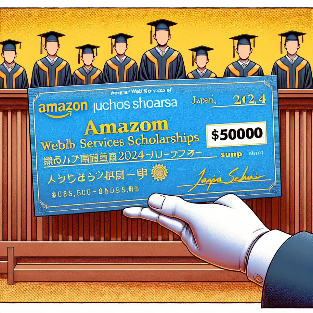 Amazon Web Services Scholarships Japan 2024, $5000