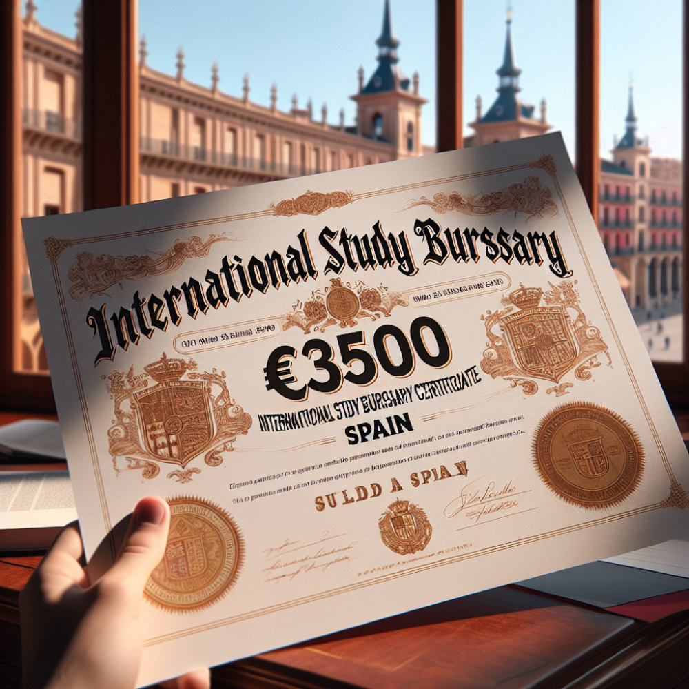 €3500 International Study Bursary, Spain 2024