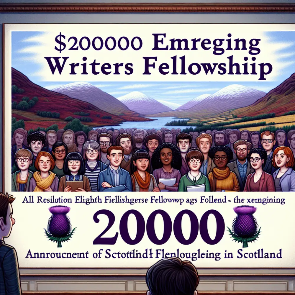 20,000 Emerging Writers Fellowship Scotland 2024