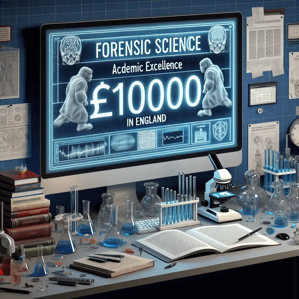 Forensic Science Academic Excellence Scholarships of £10000 England