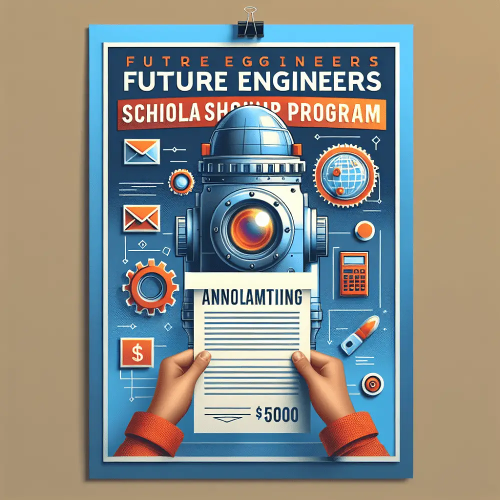 Future Engineers Scholarship Program for USA, $5000, Year 2023