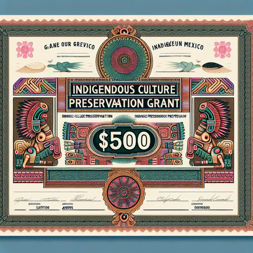Indigenous Culture Preservation Grant