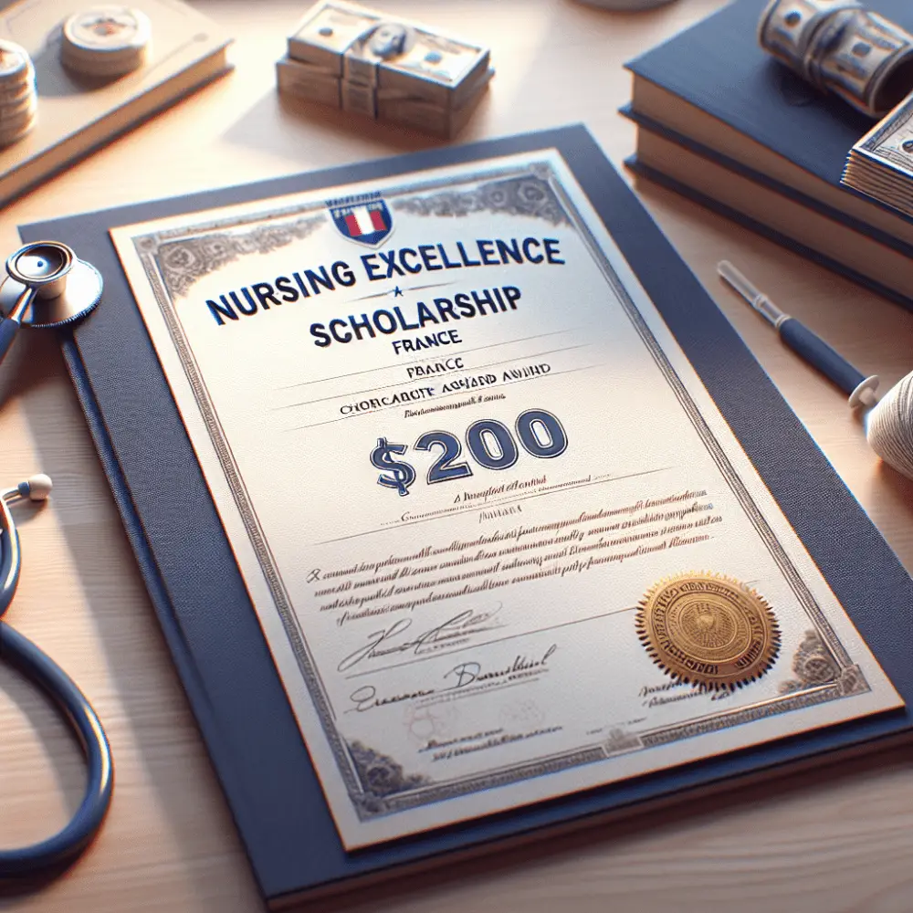 Nursing Excellence Scholarship France 2024, $2000