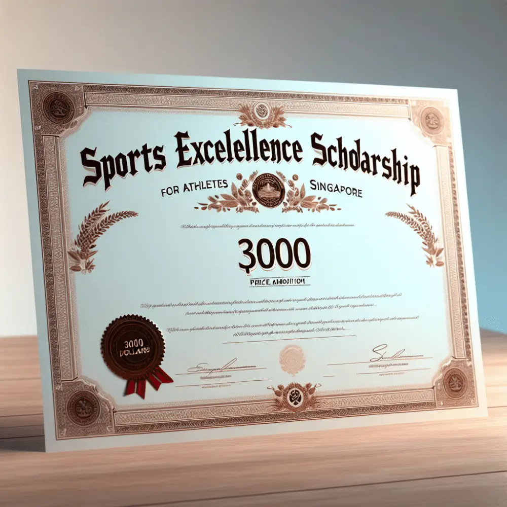 Sports Excellence Scholarship for Athletes, Singapore 2024 ($3000)