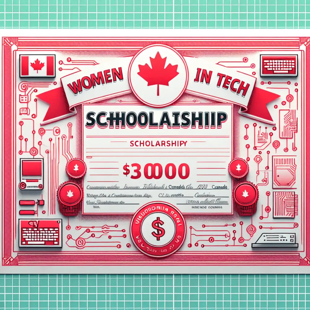 3,000 Women in Tech 2024 Canada Scholarship