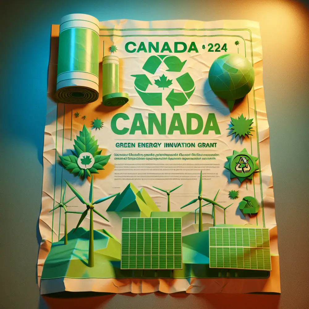 1500 Green Energy Innovation Grant Canada 2024