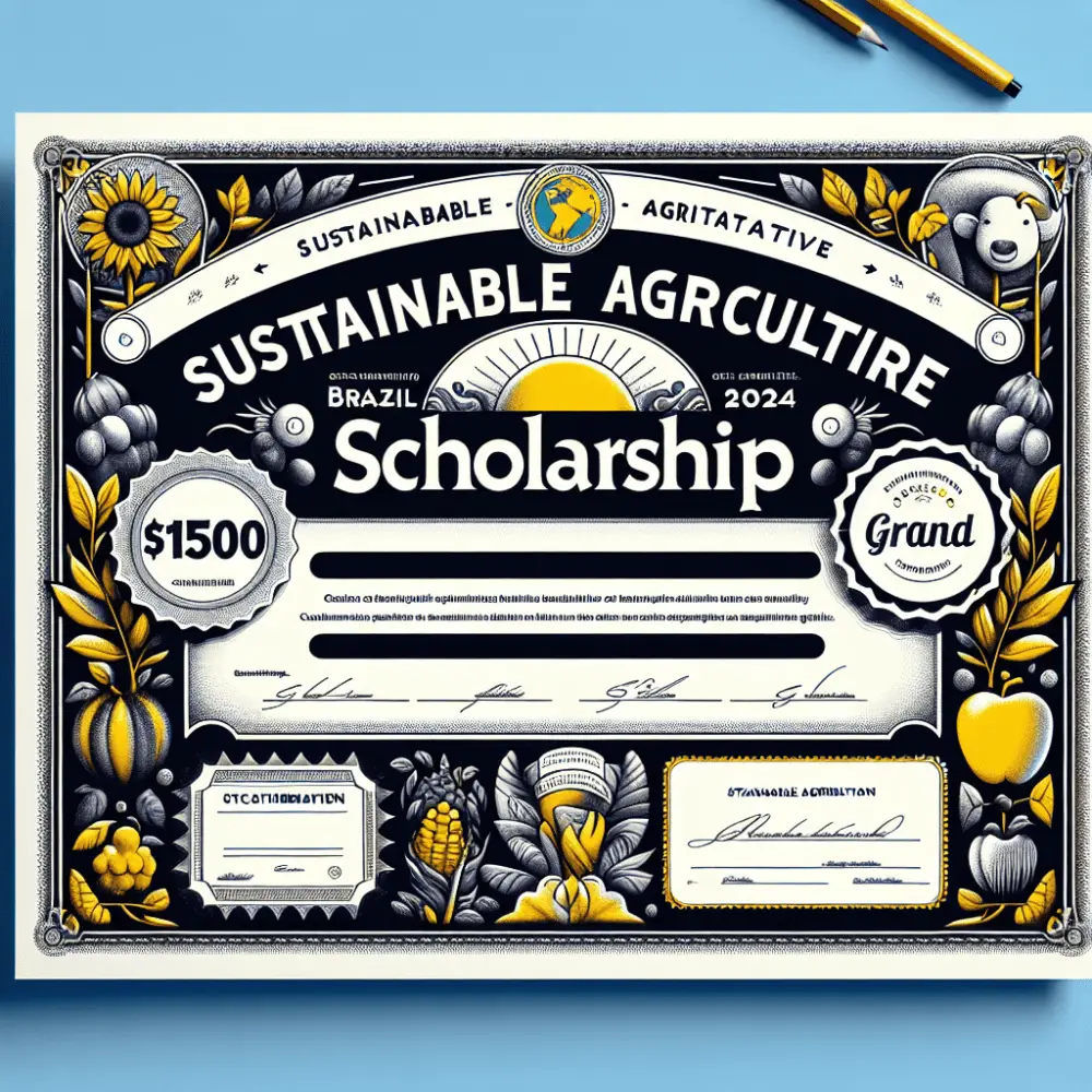 1500 Sustainable Agriculture Initiative Scholarship, Brazil 2024