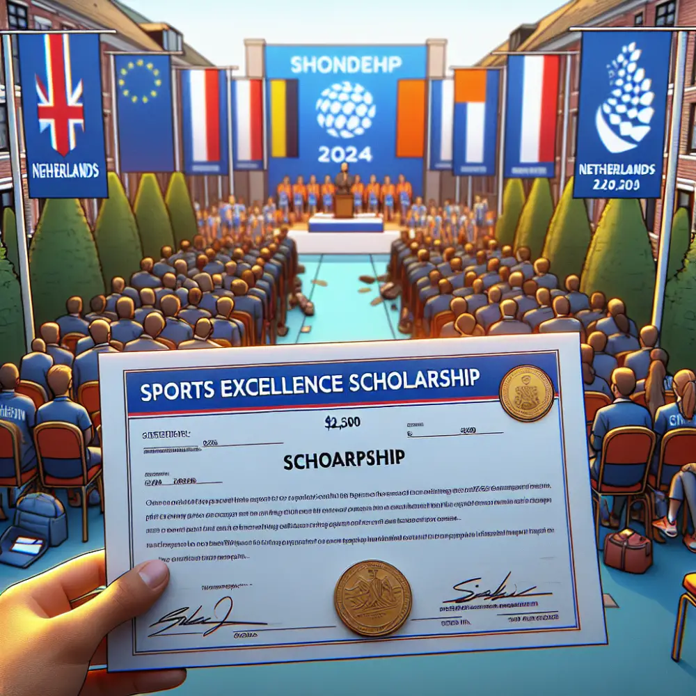 - $2,500 Sports Excellence Scholarship Award in Netherlands, 2024