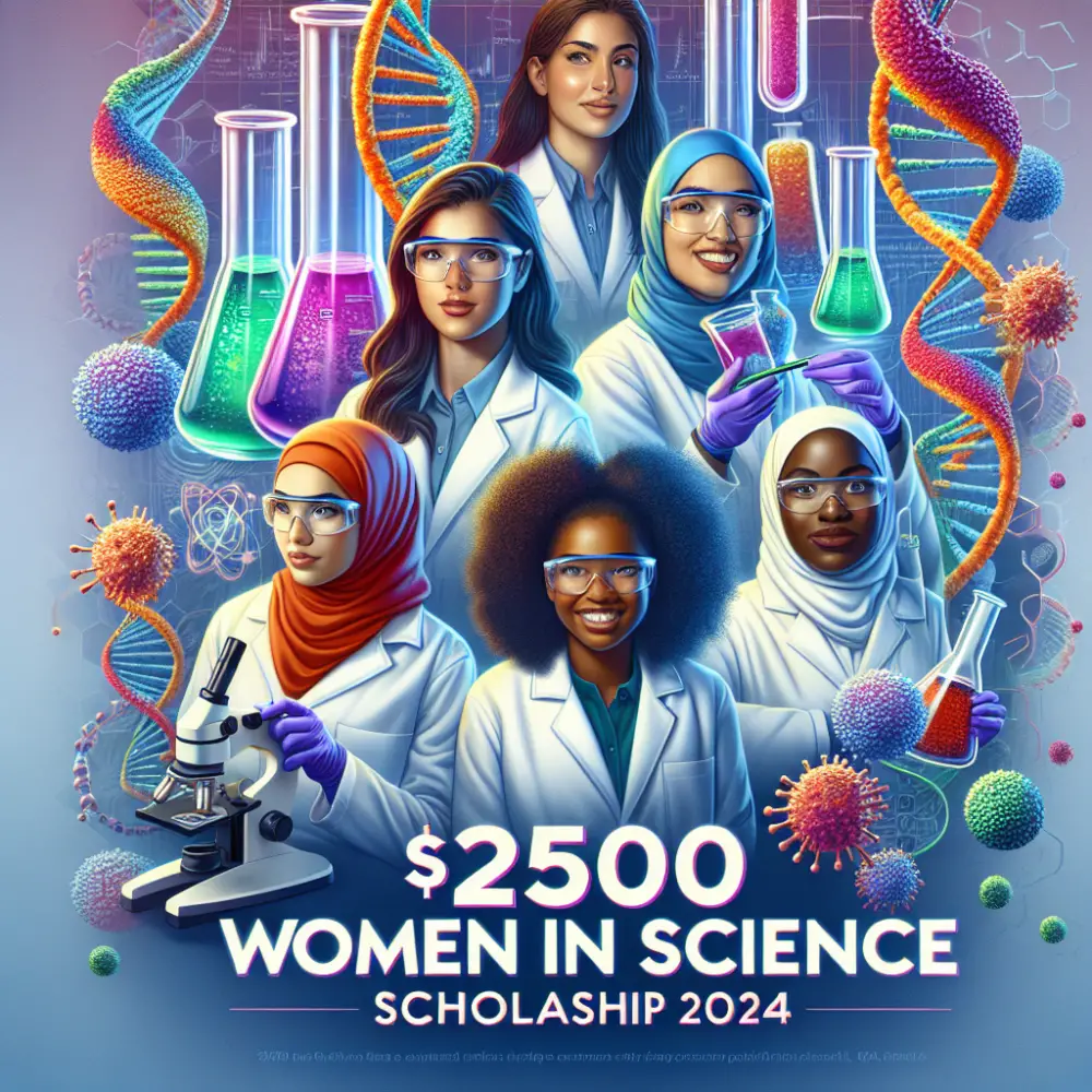 $2500 Women in Science Scholarship USA 2024