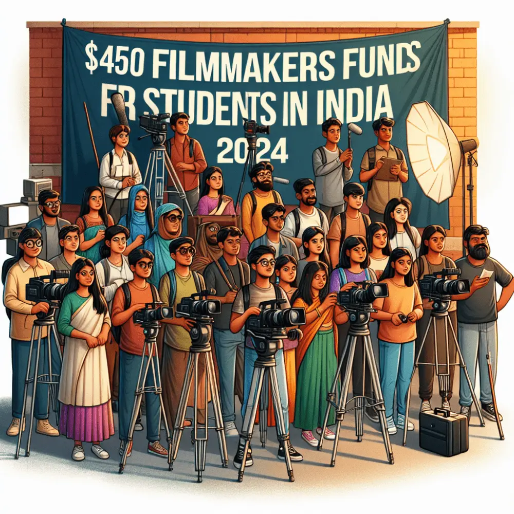 $450 Filmmakers Funds for Students in India 2024