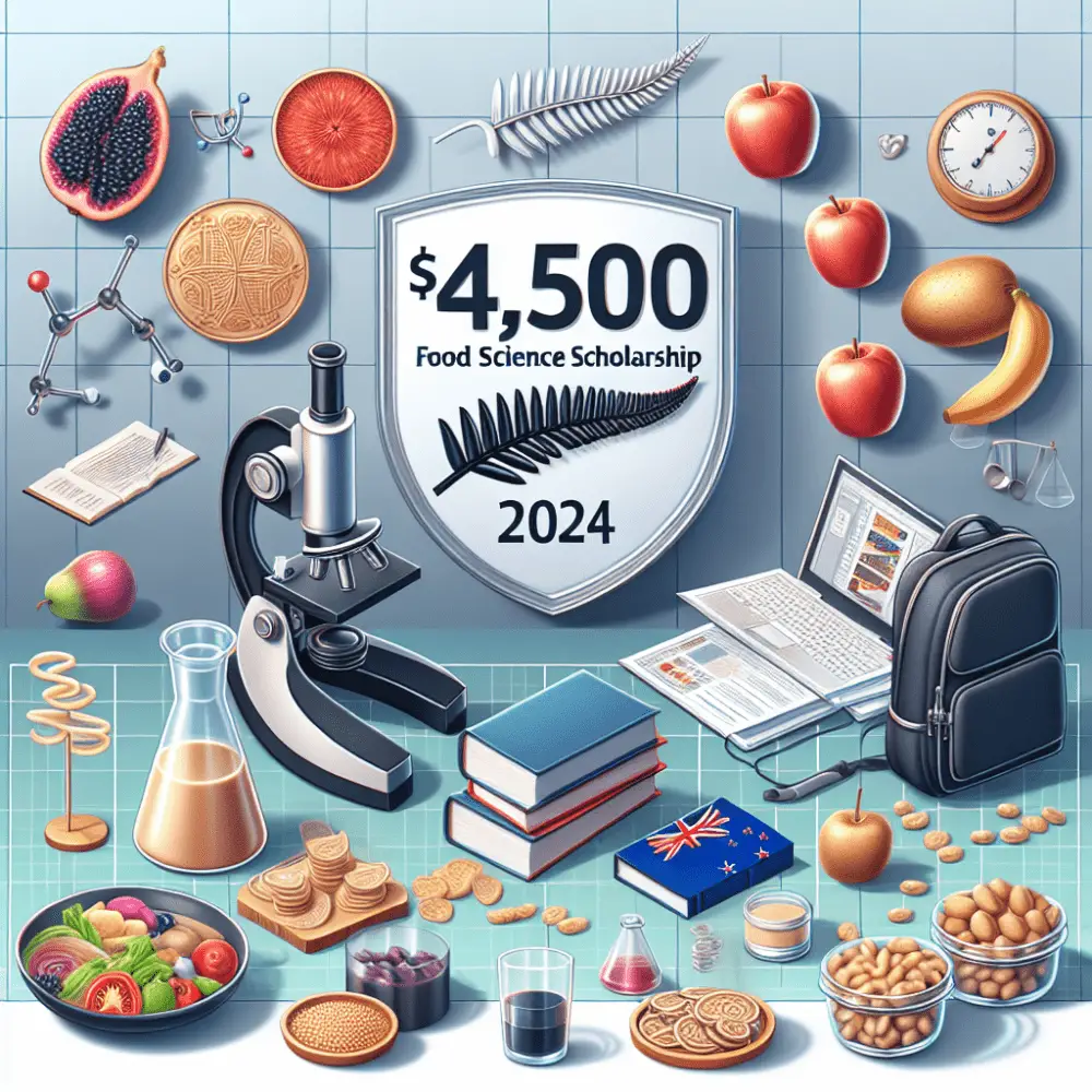 4,500 Food Science Scholarship in New Zealand, 2024