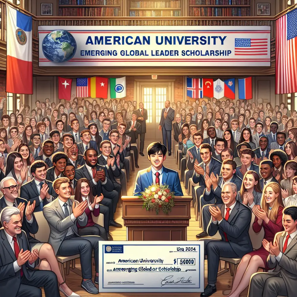 5000 American University Emerging Global Leader Scholarship USA 2024 