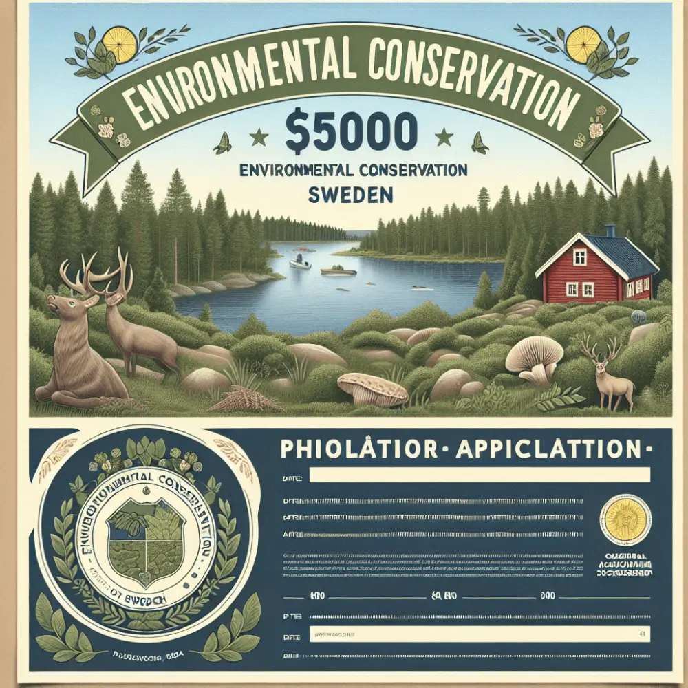 $5000 Environmental Conservation Scholarship, Sweden 2024