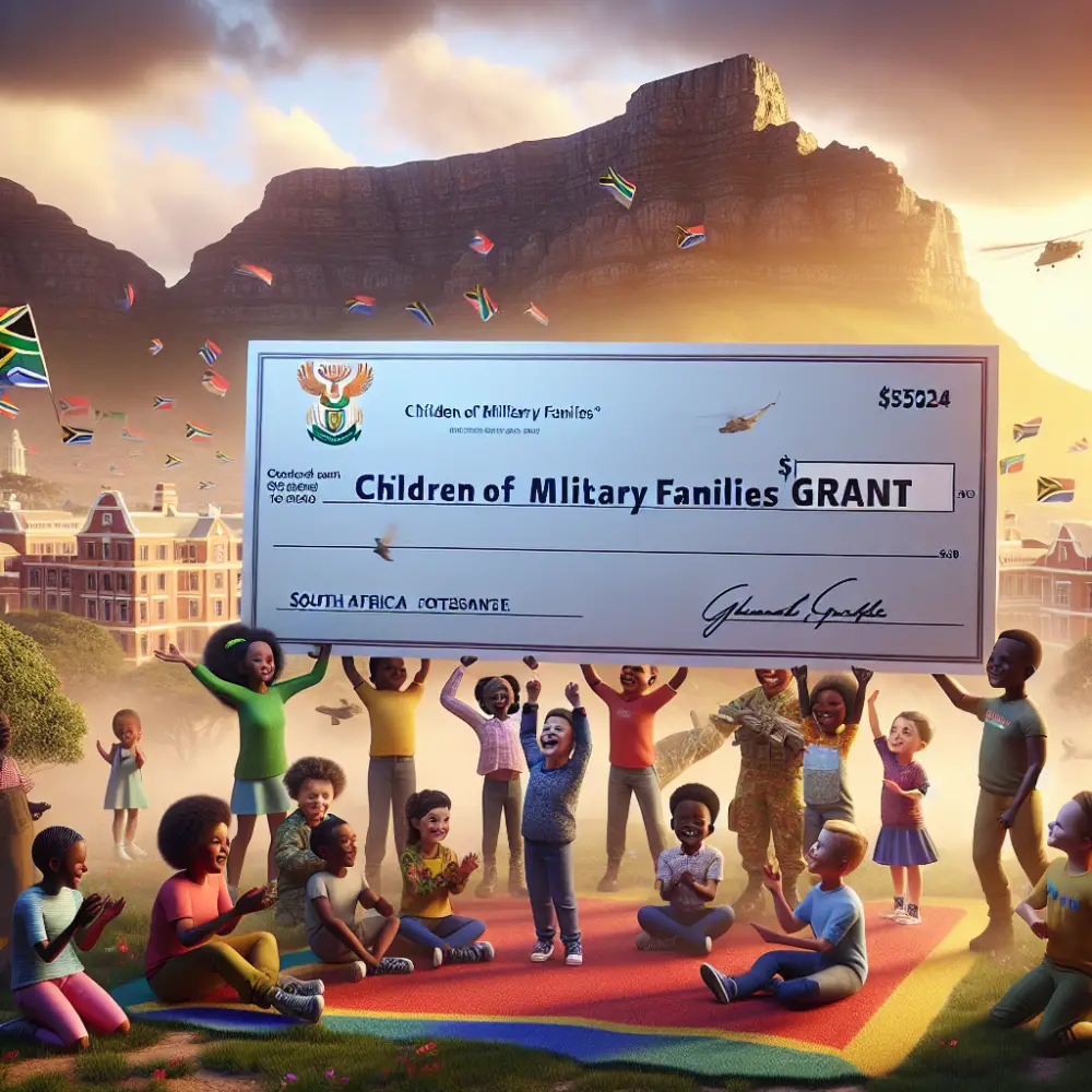 $550 Children of Military Families Grant, South Africa 2024