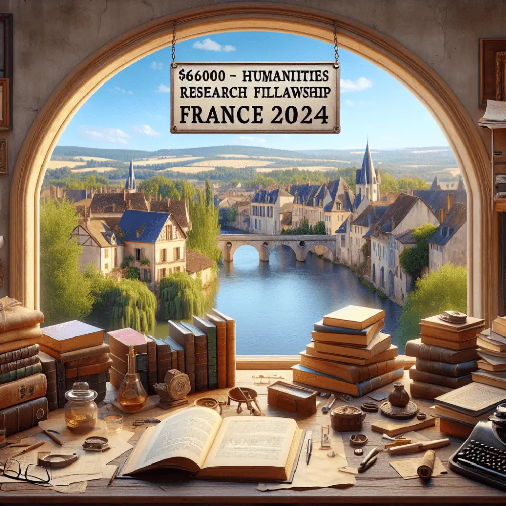 $6000 Humanities Research Fellowship France 2024