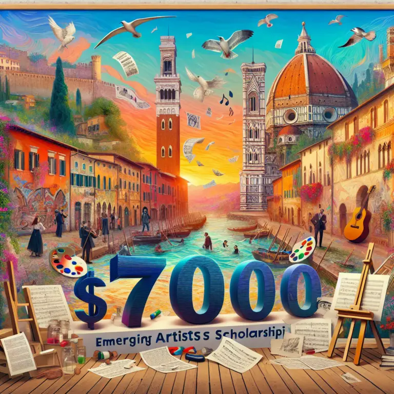 7000 Emerging Artists Scholarship Italy 2024