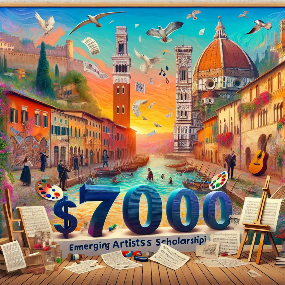 $7000 Emerging Artists Scholarship Italy 2024