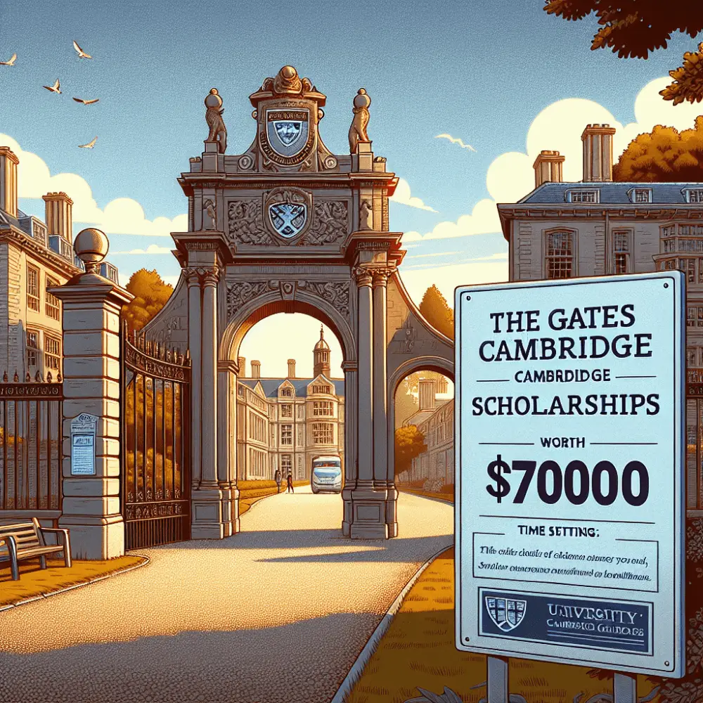 $70000 Gates Cambridge Scholarships at Cambridge University, UK 2024