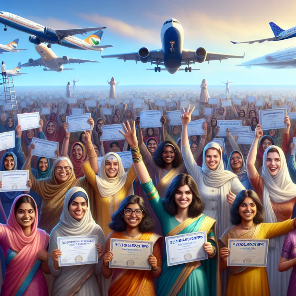 750 Women in Aviation Scholarships, India 2024
