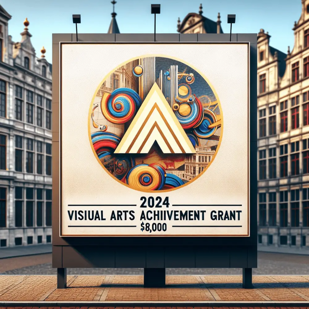$8,000 Visual Arts Achievement Grant Belgium 2024