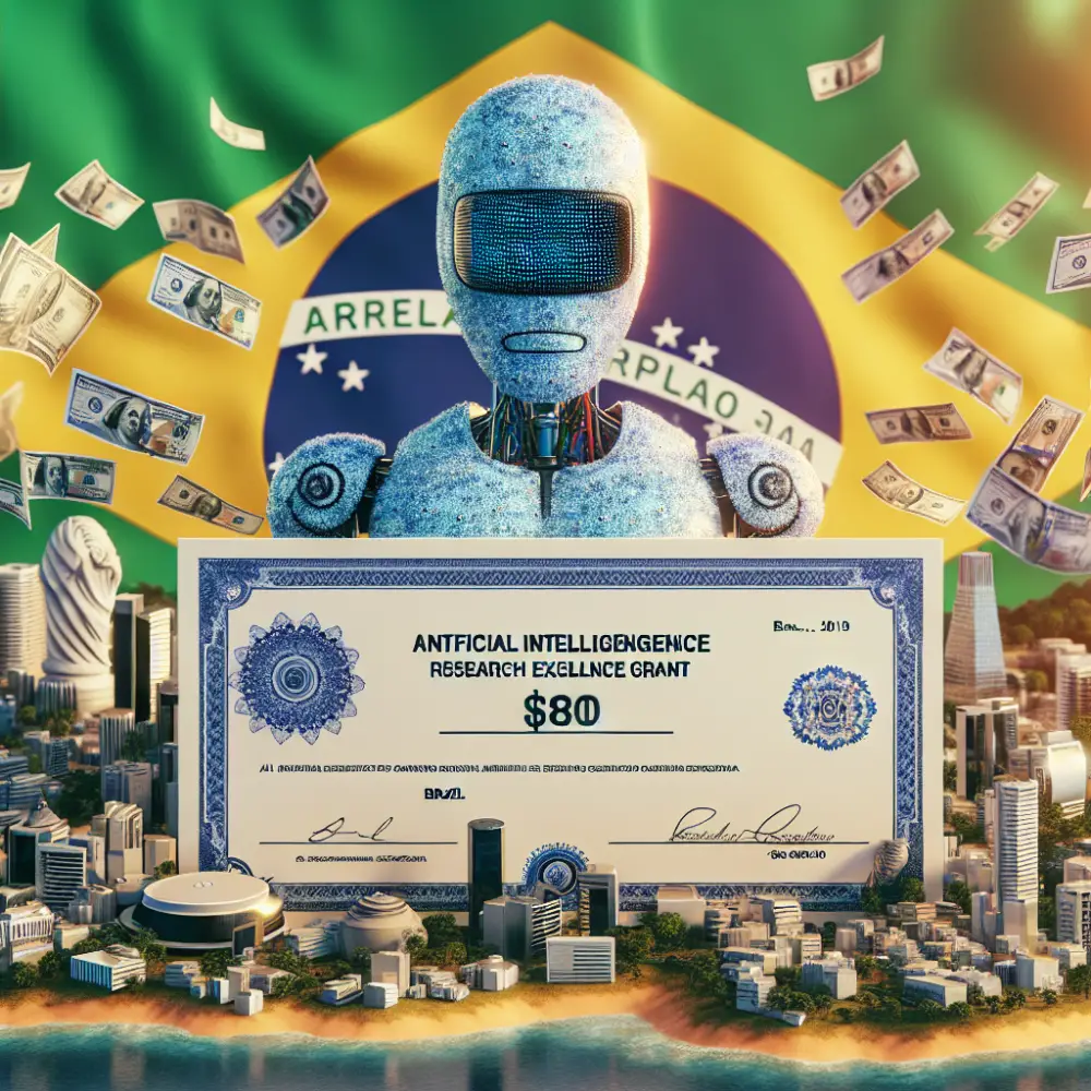 Artificial Intelligence Research Excellence Grant of $800, Brazil, in the year 2024