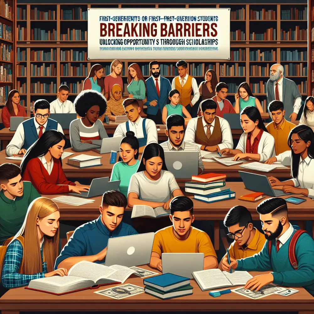 Breaking Barriers: Unlocking Opportunities for First-Generation Students through Scholarships