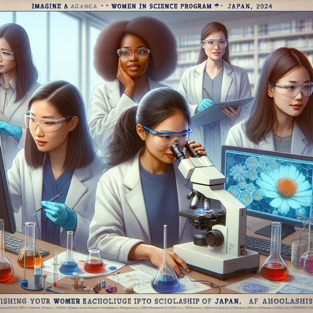 Women In Science Program of $7000 Japan, 2024