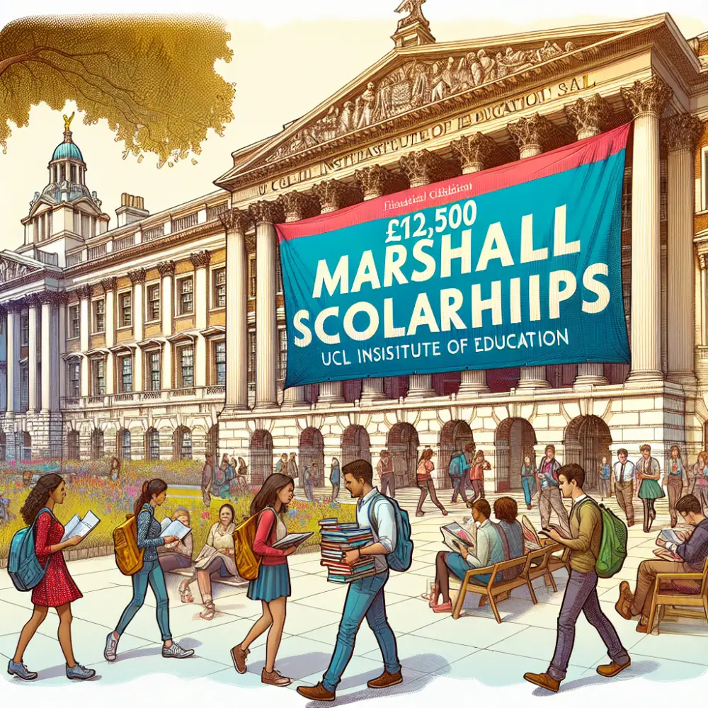 £12,500 Marshall Scholarships at UCL Institute of Education in UK, 2024