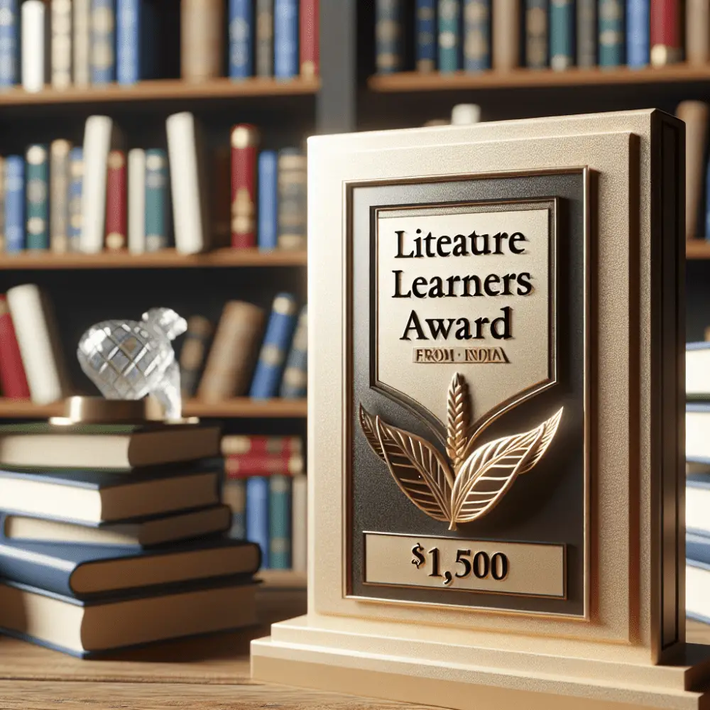 $1,500 Literature Learners Award, India 2024