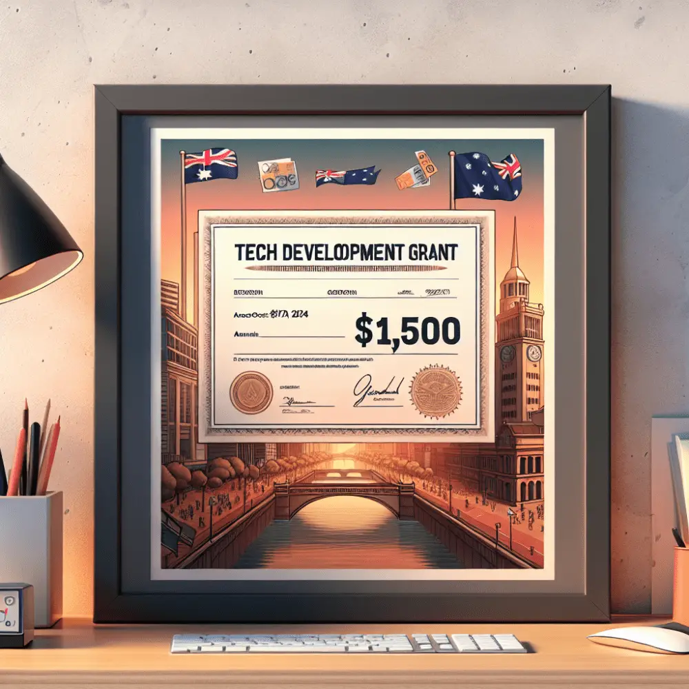 $1,500 Tech Development Grant, Australia 2024