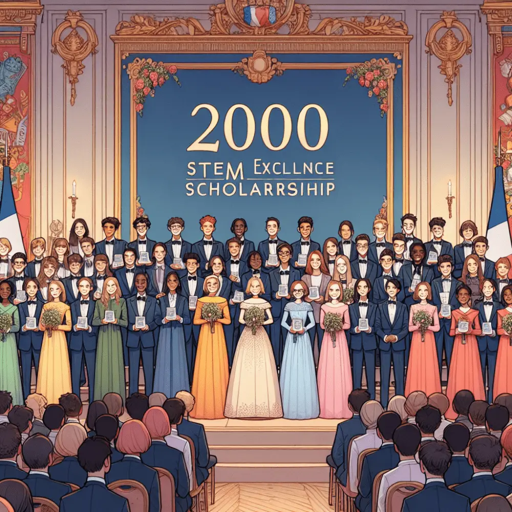 2000 STEM Excellence Scholarship, France 2024
