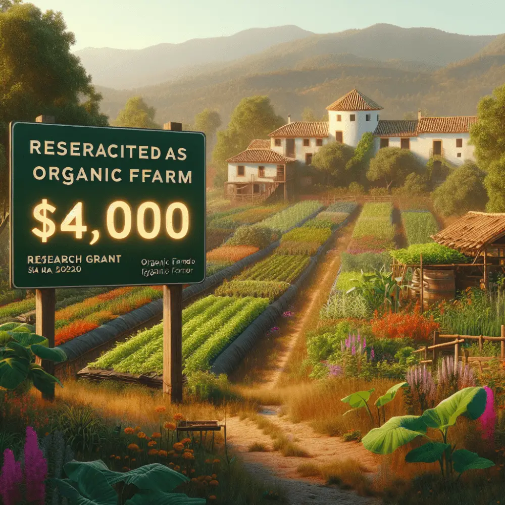 $4,000 Organic Farming Research Grant in Spain, 2024