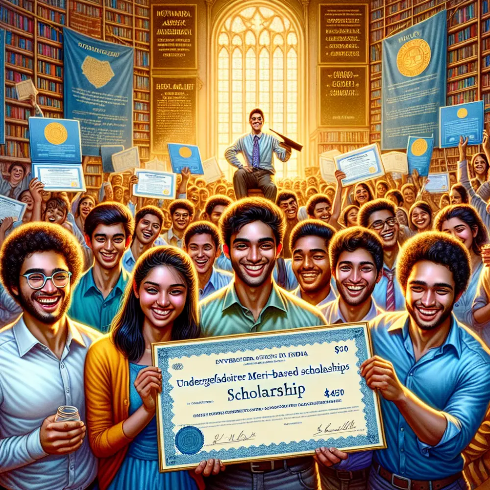 $450 Research Undergraduate Merit-based Scholarships in India