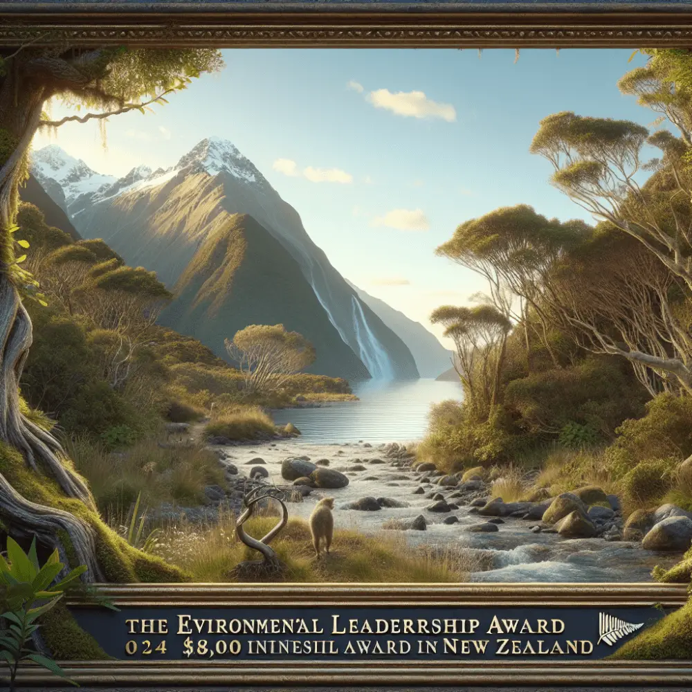 $8,000 Environmental Leadership Award in New Zealand, 2024