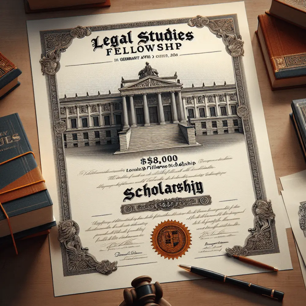 $8,000 Legal Studies Fellowship Scholarship Award in Germany, 2024