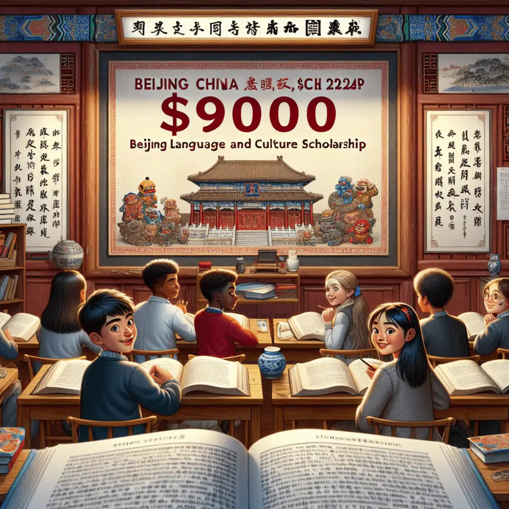$9000 Beijing Language and Culture Scholarship, China 2024